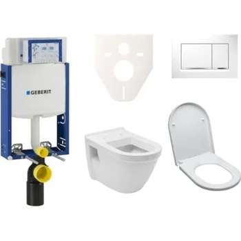 WC sada Cenově zvýhodněný závěsný WC set Geberit k zazdění + WC VitrA Integra vč. sedátka SIKOGE2V5