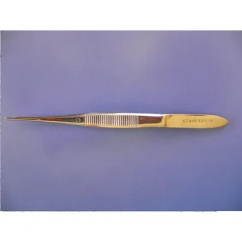 Péče o řasy a obočí Pinzeta technická hladká 14 cm