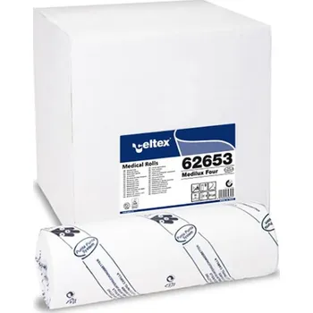 Medirole Podložka na vyšetřovací lůžka, 100% celulóza, 2-vrs, 132 útržků, 40x50m, dutinka 4 cm