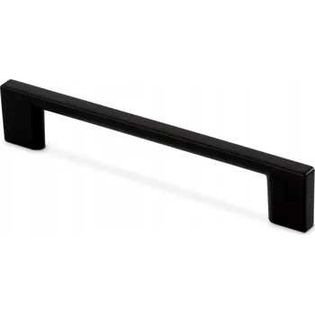 Nábytkové kování Nábytková úchytka klasická černá matná 24 x 0,8 x 2,7 cm