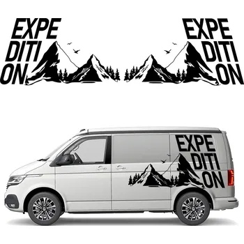 samolepka 2x NÁLEPKA na auto MOTIV EXPEDITION HORY 44x80