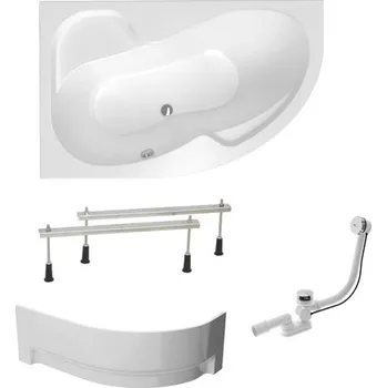 Vana Asymetrická vana Laguna Fortuna Plus 160x100 cm akrylát levá SIKOFO1600LANP