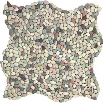 Obklad Kamenná mozaika Mosavit Mini pebbles mix 30x30 cm mat PEBBLEMIX