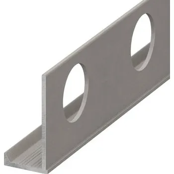 ukončovací lišta Lišta ukončovací "L" Eviso stone mocca mat, hliník komaxit, délka 270 cm, výška hrany 10 mm, ALMO0410