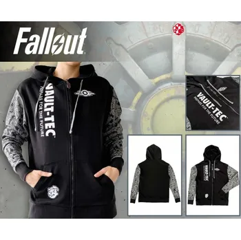 Pánská mikina Fallout Pánská mikina na zip „VAULT-TEC“ - vel XXL