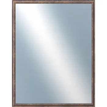Zrcadlo Zrcadlo DANTIK nástěnné obdélníkové, rám dřevo, 700 x 900 mm