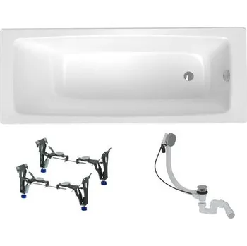 Vana Obdélníková vana SAT Feel 160x70 cm smaltovaná ocel levá i pravá SATBVFEEL1607