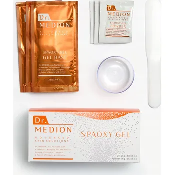 Pleťová maska Dr.MEDION Spaoxy gel CO2 maska pro karboxyterapii 3 ks