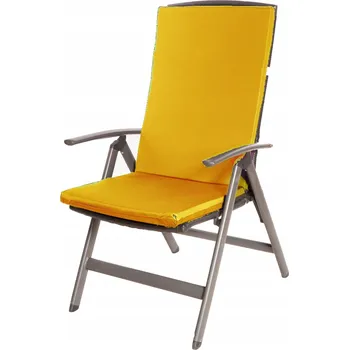 Polštář Zahradní Polštář na židli, 110x47x65, oranžový, 1 Ks .