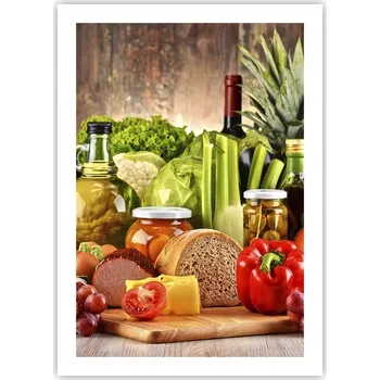 Obraz Plakát bez rámu do obýváku ložnice 50x70 gastronomie moderní módní obraz