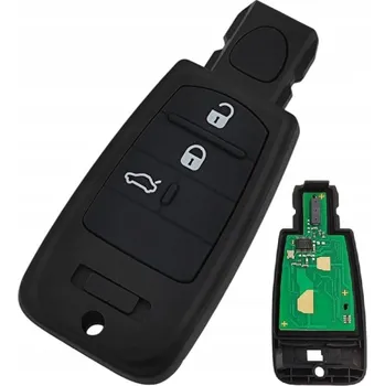 Autoklíč Klíč Fiat Croma 3 tlačítka s dálkovým ovládáním iD51 HT AES 4A 433MHz