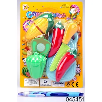 Dětská kuchyňka ZELENINA KRAJECI KUKURICE/PAPRIKA/FEFERO