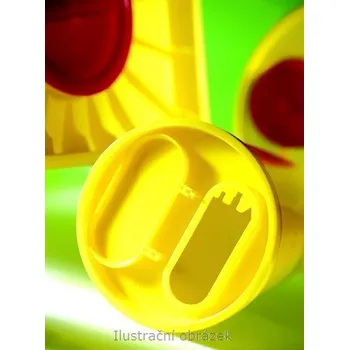 Odpadkový koš Kontejner na kontaminovaný odpad, kulatý, žlutý, objem 2,5l