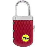 Yale Cestovní visací zámek kódovatelný, vínový