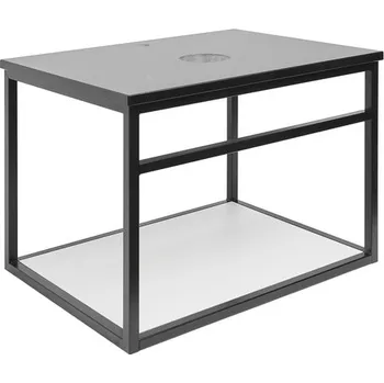 Koupelnový nábytek Konstrukce s deskou z umělého kamene Naturel Industrial 59x45x45 cm černá mat KONZOLEUM60BTK