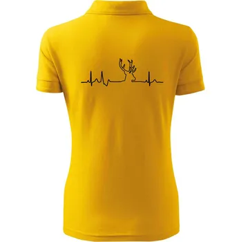 Jelen EKG - Polokošile dámská Pique Polo - S ( Žlutá )