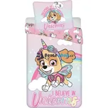 Bavlněné povlečení 140x200 + 70x90 cm - Skye Tlapková patrola