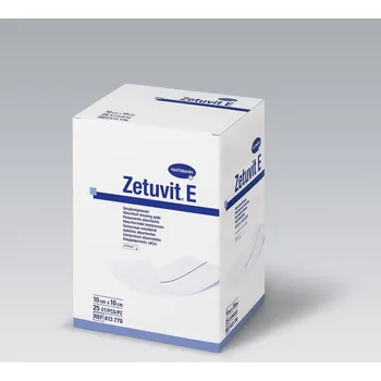 Kompres Zetuvit E 10 x 10 cm, nesterilní, savé komprese, netkaný tex.,50 ks