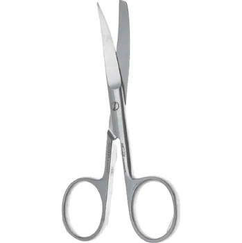 Krejčovské nůžky Nůžky chirurgické, zahnuté, tupé/ostré, délka 105 mm