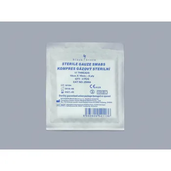 Gázová komprese sterilní /17 nití/ - 10 cm x 10 cm, (50 x 2 ks)