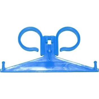 Držák urologických sáčků - 2 úchyty na každé straně, nesterilní, modrý