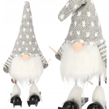 Obraz Vánoční skřítek Springos CA0682 šedý