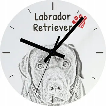 Hodiny Nástěnné hodiny Art-Dog bílé 20 cm