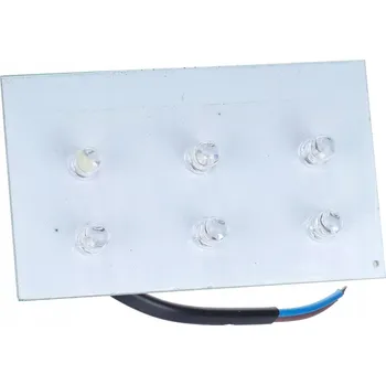 Žárovka LED žárovka plochá, modul 230V 1W studená bílá