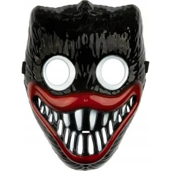 Karnevalová maska Maska na obličej PP130070 plastová zombie černá
