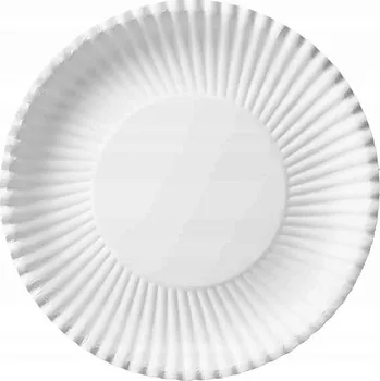 Jednorázové nádobí Papírové talíře 24cm kulatý 100 ks ekologické