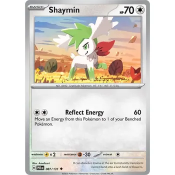 Sběratelská karetní hra Shaymin 087/131 - Prismatic Evolutions Typ karty: Non-Holo