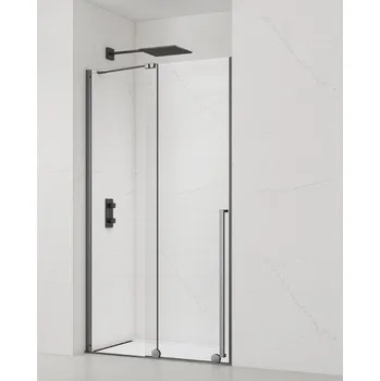 Sprchové dveře 140 cm SAT Xmotion PVD Gun metal SATBWIXM140NIKAGM