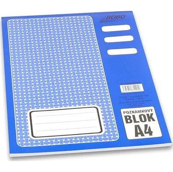 Bobo blok - lepený blok A4, 50 l čistý