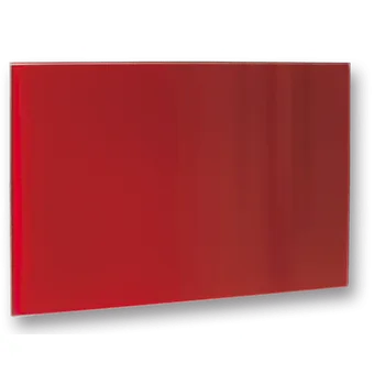 Infrazářič Topný panel Fenix 60x110 cm sklo červená 5437729