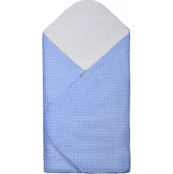 Zavinovačka T-Tomi Rychlozavinovačka, modrá, malé puntíky, 80 x 80 cm