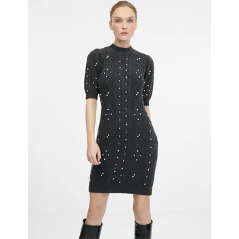 Dámské šaty Tmavě šedé dámské šaty ORSAY - Dámské Orsay šedá 3237953