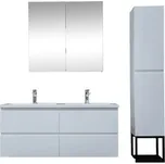 Koupelnová skříňka s umyvadlem SAT B-Way bílá lesk KSETBWAY15