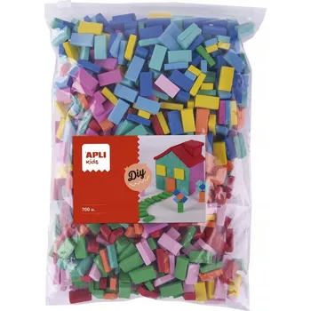 ostatní stavebnice Mini pěnová stavebnice EVA Apli Kids 700 ks