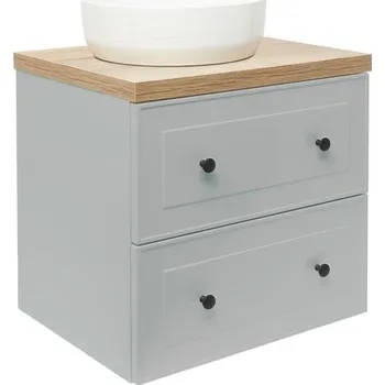 Koupelnový nábytek Koupelnová skříňka s umyvadlem Naturel Forli 60x53x46 cm šedá mat FORLI60GMD