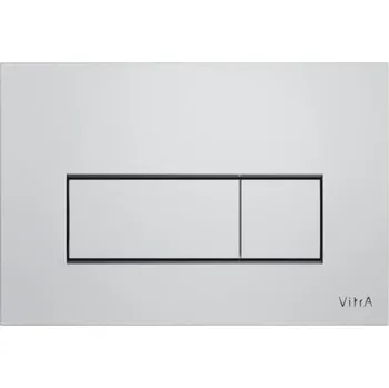 Splachovací tlačítko Ovládací tlačítko VitrA Root Square plast chrom lesklý 740-2380