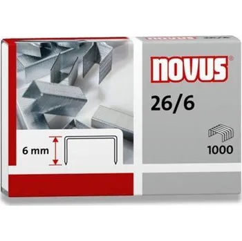 Spona do sešívačky Drátky Novus 26/6 (1000 ks)