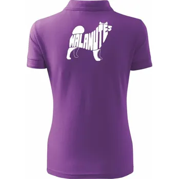 Malamut - Polokošile dámská Pique Polo - S ( Fialová )