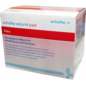 Krytí na ránu Schülke wound pad blau - 10 houbiček