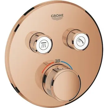 Vodovodní baterie Sprchová baterie GROHE Grohtherm Smartcontrol bez podomítkového tělesa Warm Sunset 29119DA0