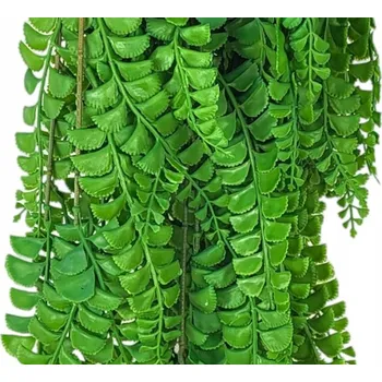 umělá květina Umělá kapradina se širokými listy, dekorace na balkon, terasu, PREMIUM UV 80 cm