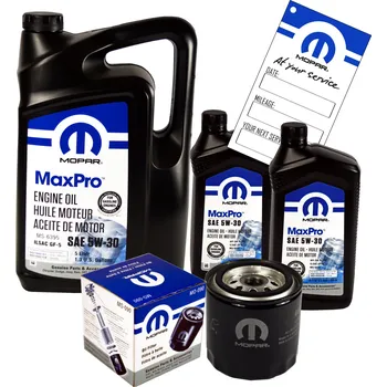 Motorový olej Olej MOPAR 5W30 6,9L + Filtr MO-090/0FE00292/PH16