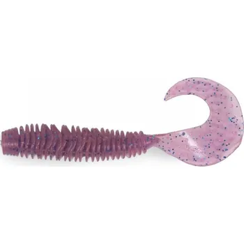 Rybářský háček 22ks - Gumová Nástraha Haibo EASOO Grub 5cm 1gr Crystal Purple