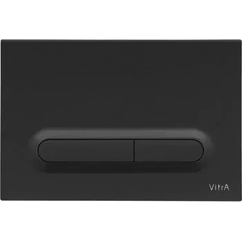 Splachovací tlačítko Ovládací tlačítko VitrA Loop T plast černé matné 740-0711