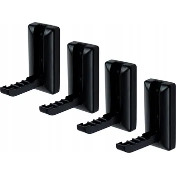 Věšák Skládací věšáky Global Service 4X23112N černé, 4 ks