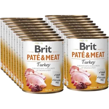 Pro psa BRIT PATE & MEAT KRŮTA 24x800g